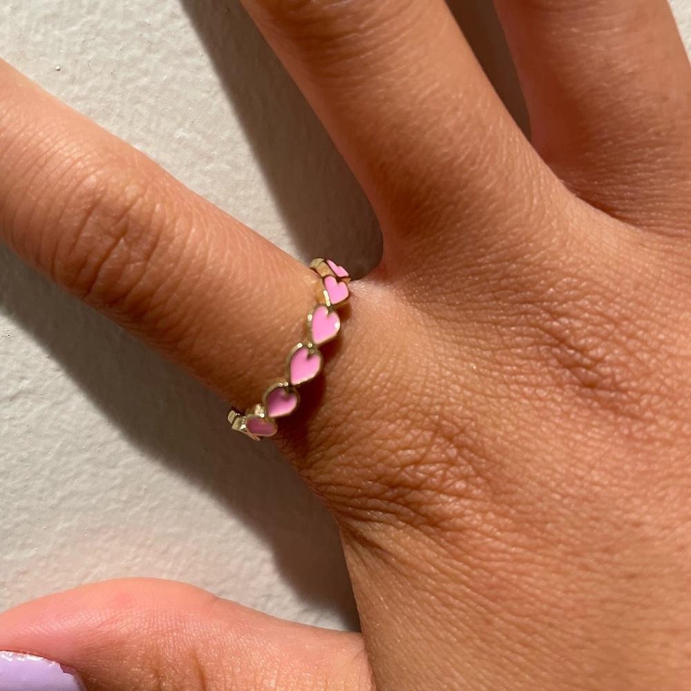 Pink Heart Ring